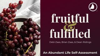 FRUITFUL & FULFILLED An Abundant Life Self-Assessment Matthew 7:4-5 New International Version