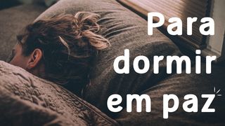 Para Dormir em Paz Mateus 6:25-34 Nova Versão Internacional - Português