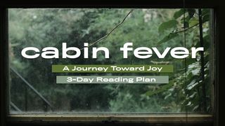 Cabin Fever John 16:22-23 New Living Translation