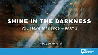 Shine in the Darkness - Part 1 Luke 22:40 New Living Translation