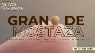 Grano de mostaza - Capítulo: Dios ปฐมกาล 1:1 พระคริสตธรรมคัมภีร์ไทย ฉบับอมตธรรมร่วมสมัย