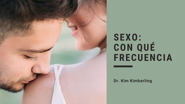 Sexo:  con qué frecuencia