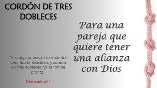 Cordón De Tres Dobleces San Juan 2:3 Reina Valera Contemporánea