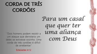 Corda De Três Cordões Gálatas 6:8 Nova Versão Internacional - Português