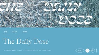 The Daily Dose Mark 4:39 New International Version