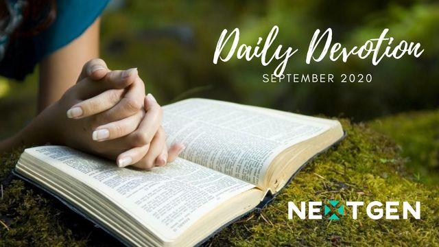 September NextGen Daily Devotion 