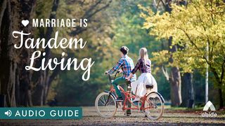 Marriage is Tandem Living Proverbs 19:20 World English Bible, American English Edition, without Strong's Numbers