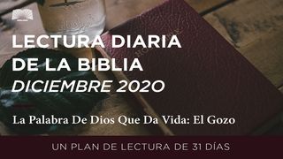 Lectura Diaria De La Biblia De Diciembre 2020 La Palabra De Dios Que Da Vida: El Gozo Apocalipsis 1:17-18 Biblia Reina Valera 1960