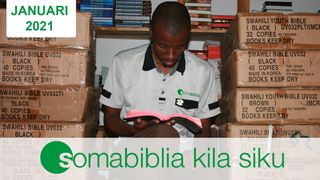 Soma Biblia Kila Siku Januari 2021 1 Kor 1:30 Maandiko Matakatifu ya Mungu Yaitwayo Biblia