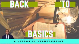 Back to Basics 2 Peter 3:14 New International Version (Anglicised)