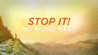 Stop It! No More Worry Psalms 3:4-5 New Living Translation