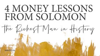4 Financial Lessons From Solomon (The Richest Man in History) Ecclesiastes 11:4 King James Version