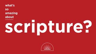 What's So Amazing About Scripture? Deuteronomy 8:3 Good News Bible (British Version) 2017