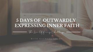 The Love Offering Challenge  - 5 Days of Outwardly Expressing Inner Faith Acts 11:23-24 English Standard Version 2016