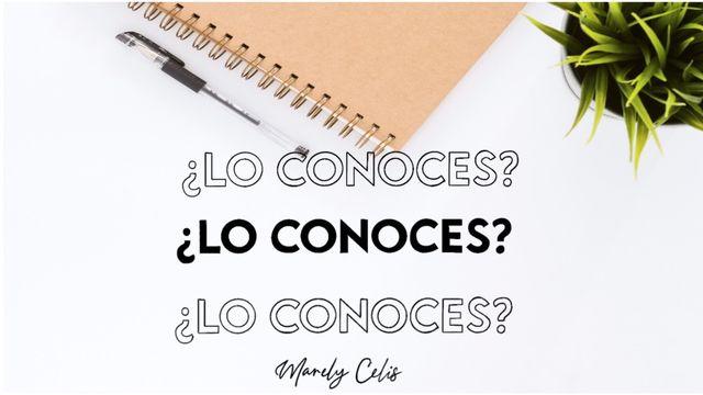 ¿Lo Conoces?