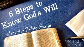 5 Steps to Know God’s Will - What the Bible Says Primo libro delle Cronache 29:11 Nuova Riveduta 2006