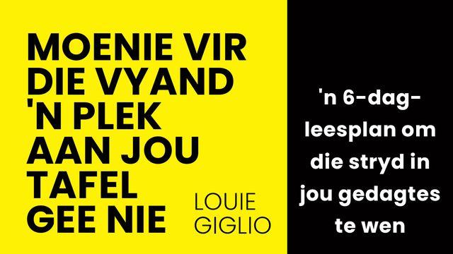 Moenie Vir Die Vyand ’N Plek Aan Jou Tafel Gee Nie