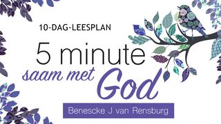 5 Minute Saam Met God 1 TESSALONISENSE 5:16-18 Nuwe Lewende Vertaling