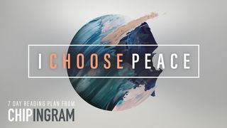 I Choose Peace 1 Timothy 6:2-5 The Message