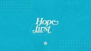 Hope First Exodus 15:23-26 English Standard Version 2016