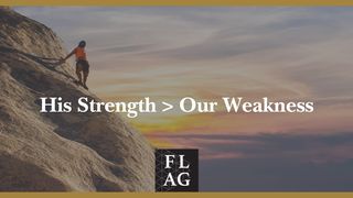 His Strength > Our Weakness Psalms 37:39-40 New Living Translation