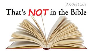 That's NOT In The Bible 2 Corinthians 3:5 English Standard Version 2016
