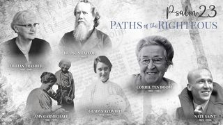 Psalm 23 Paths of the Righteous ยอห์น 10:20 ฉบับมาตรฐาน