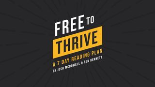 Free to Thrive: How Your Hurt, Struggles & Deepest Longings Can Lead to a Fulfilling Life Psalms 55:1-3 The Message