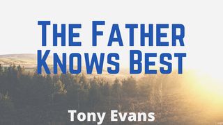 The Father Knows Best Romans 8:26-28 The Message