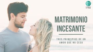 Matrimonio Incesante Efesios 5:33 Nueva Versión Internacional - Español
