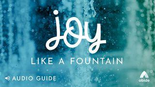 Joy Like a Fountain Juan 16:24 Nueva Versión Internacional - Español