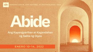 Abide: Prayer & Fasting Filipino Hebreo 4:6 Ang Salita ng Dios