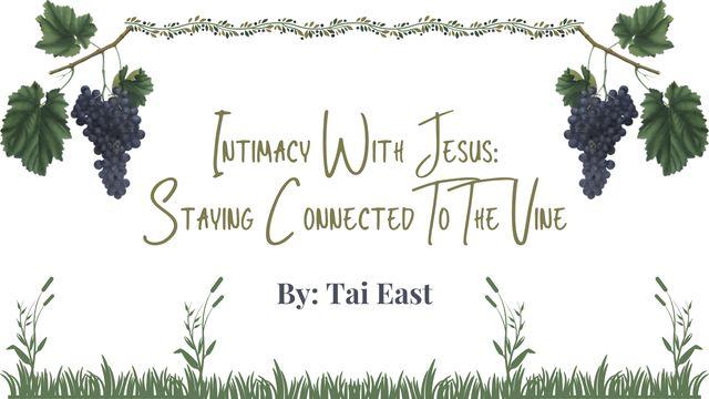 Intimacy With Jesus: Staying Connected to the Vine