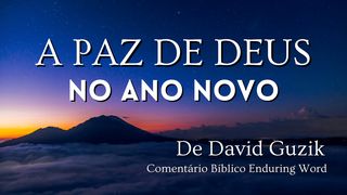 A Paz De Deus No Ano Novo Números 6:24-26 Nova Tradução na Linguagem de Hoje