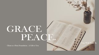 Grace & Peace Jeremiah 1:5 King James Version