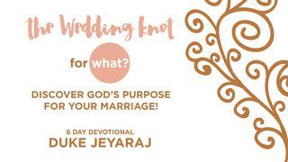 The Wedding Knot - For What? 1 Kings 14:5-9 The Message