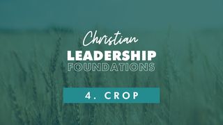 Christian Leadership Foundations 4 - Crop 2 Timothy 4:6-13 The Message
