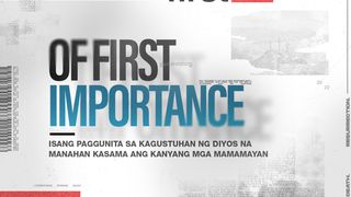 Of First Importance: Isang Debosyonal Para Sa Semana Santa Juan 2:19 Ang Bag-ong Maayong Balita Biblia