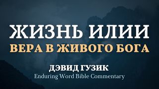 Жизнь Илии: вера в живого Бога Третья книга Царств 19:11 Синодальный перевод