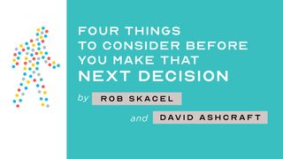 Four Things to Consider Before You Make That Next Decision Proverbes 24:6 Parole de Vie 2017