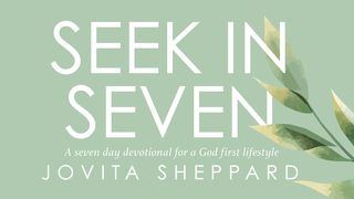 Seek in Seven Job 5:8-9 New Living Translation