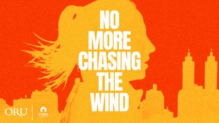 No More Chasing the Wind  1 John 2:16 New American Bible, revised edition