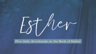 Esther: Seeing Our Invisible God in an Uncertain World Proverbs 16:2 The Message