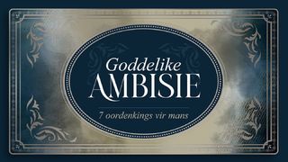 Goddelike Ambisie Genesis 1:31 King James Version with Apocrypha, American Edition