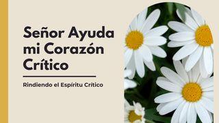 Señor Ayuda Mi Corazón Crítico: Rindiendo El Espíritu Crítico Romanos 12:11 Biblia Dios Habla Hoy