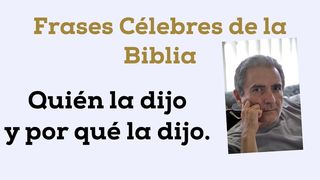 Frases Célebres de la Biblia (1) Deuteronomio 25:4 Nueva Versión Internacional - Español