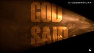 God Said: A Study of Genesis 1. Mose 25:19-34 Die Bibel (Schlachter 2000)