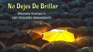 No dejes de brillar FILIPENSES 1:9-10 La Biblia Hispanoamericana (Traducción Interconfesional, versión hispanoamericana)