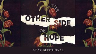 The Other Side of Hope: Breaking the Cycle of Cynicism Genesis 1:11 King James Version