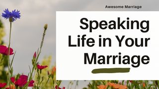 Speaking Life in Your Marriage Proverbs 25:11 New International Version